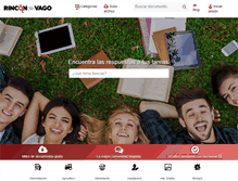 Tablet Screenshot of elrincondelvago.com